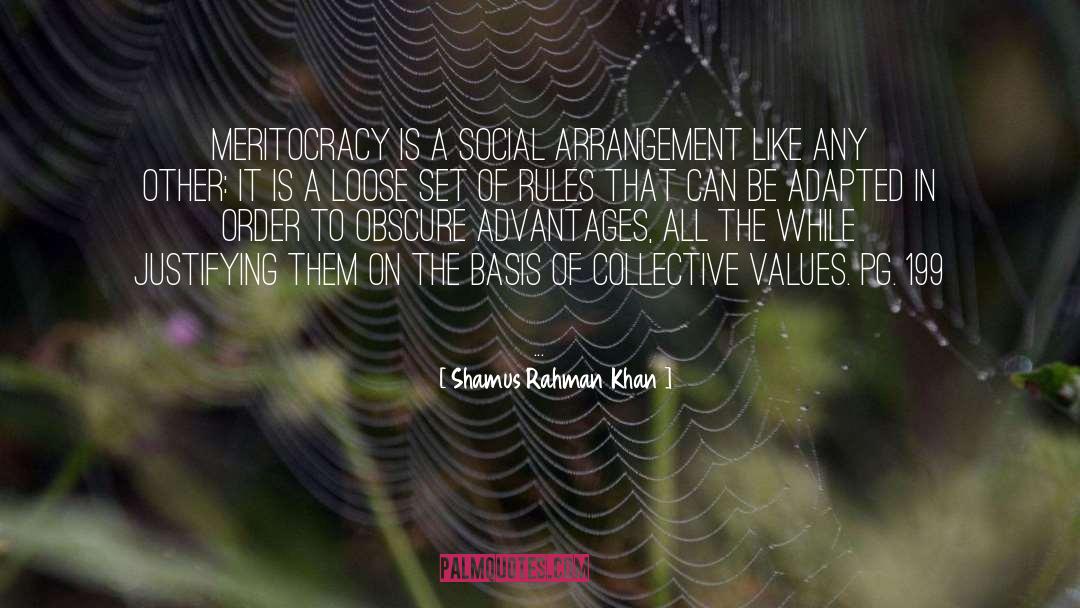 Collective Morality quotes by Shamus Rahman Khan