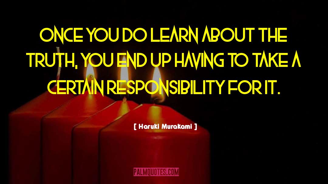 Collective Responsibility quotes by Haruki Murakami