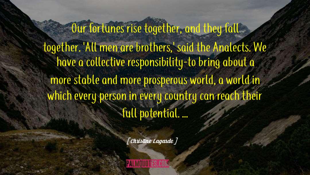 Collective Responsibility quotes by Christine Lagarde