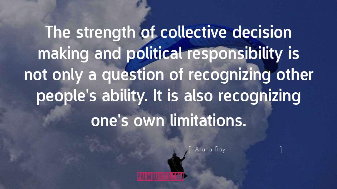 Collectives quotes by Aruna Roy