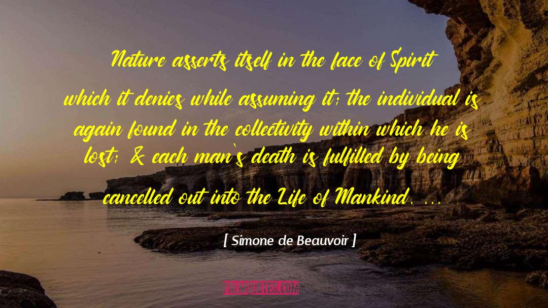 Collectivity quotes by Simone De Beauvoir