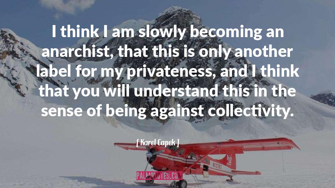 Collectivity quotes by Karel Capek