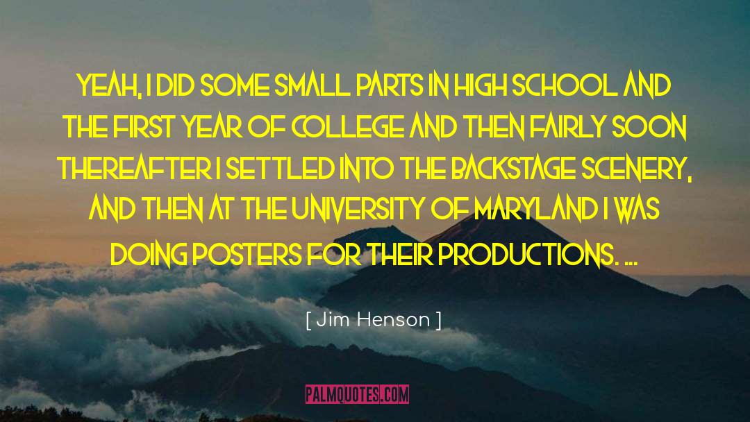College Baseball quotes by Jim Henson