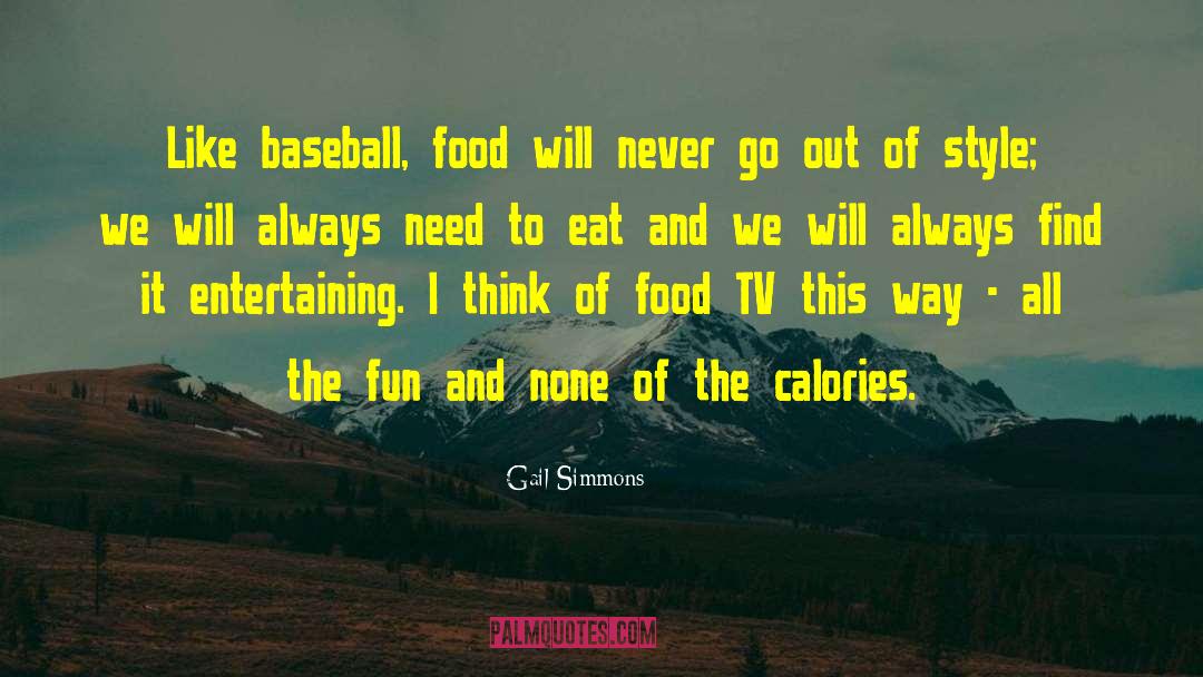 College Baseball quotes by Gail Simmons