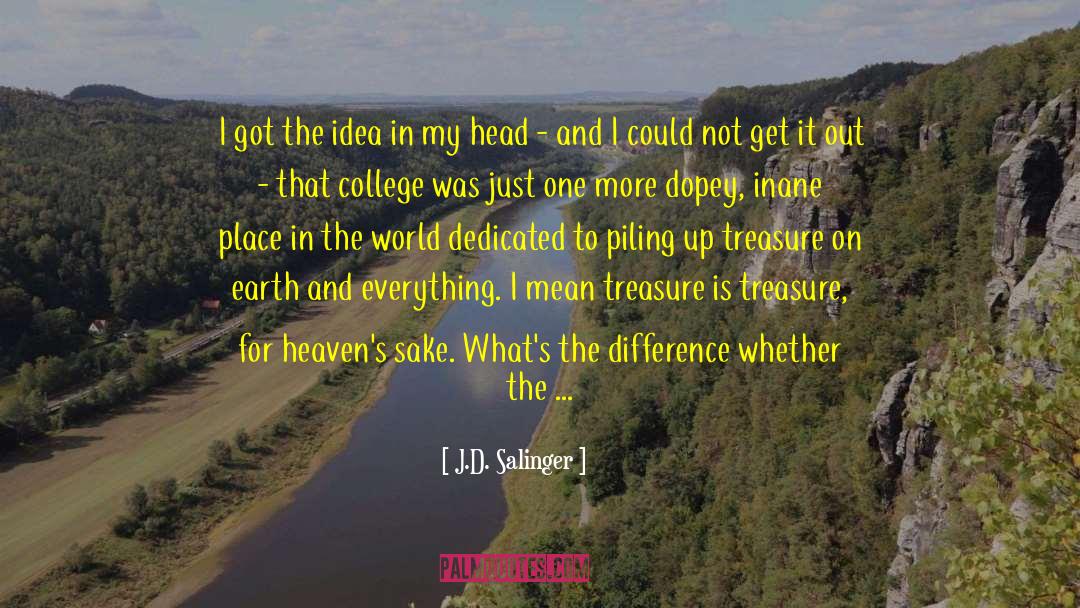College Campus quotes by J.D. Salinger