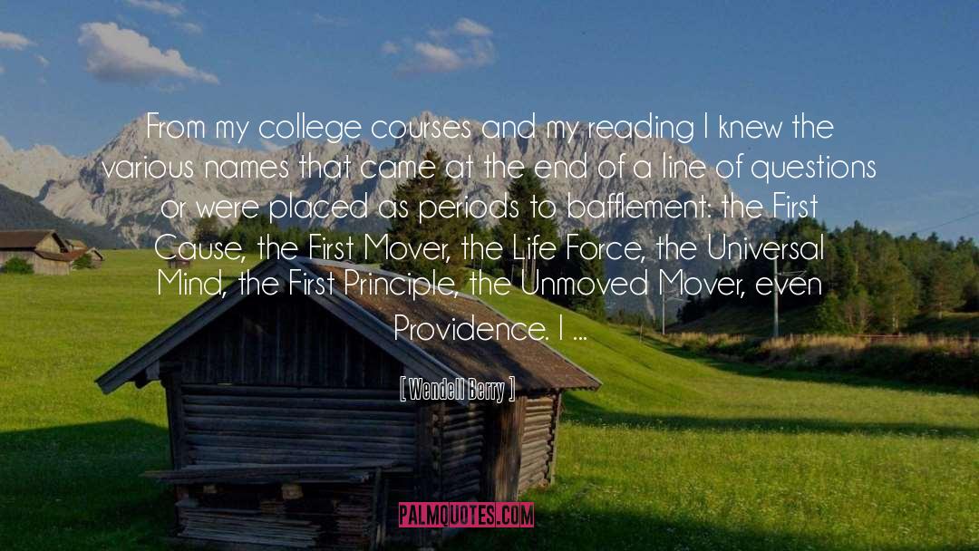 College Courses quotes by Wendell Berry