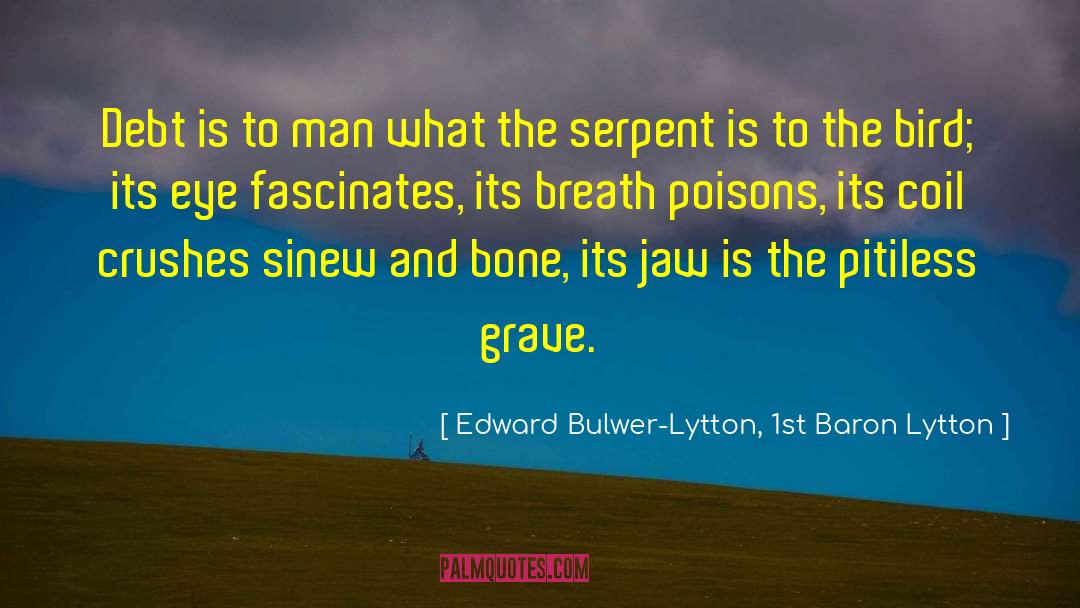 College Debt quotes by Edward Bulwer-Lytton, 1st Baron Lytton