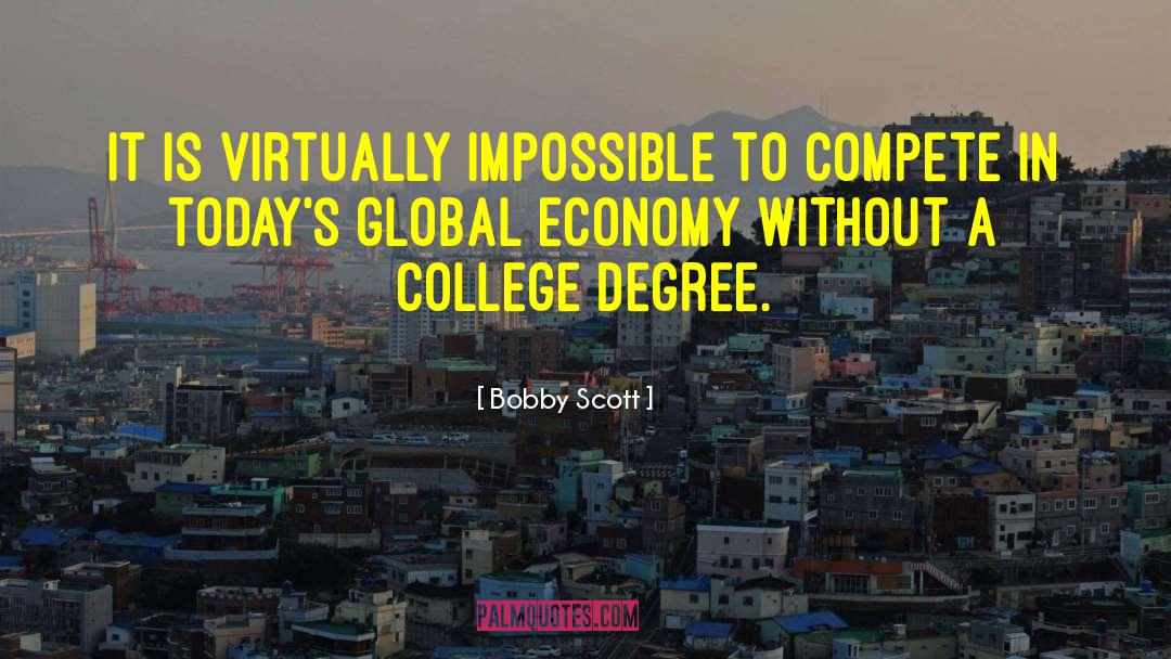 College Degree quotes by Bobby Scott