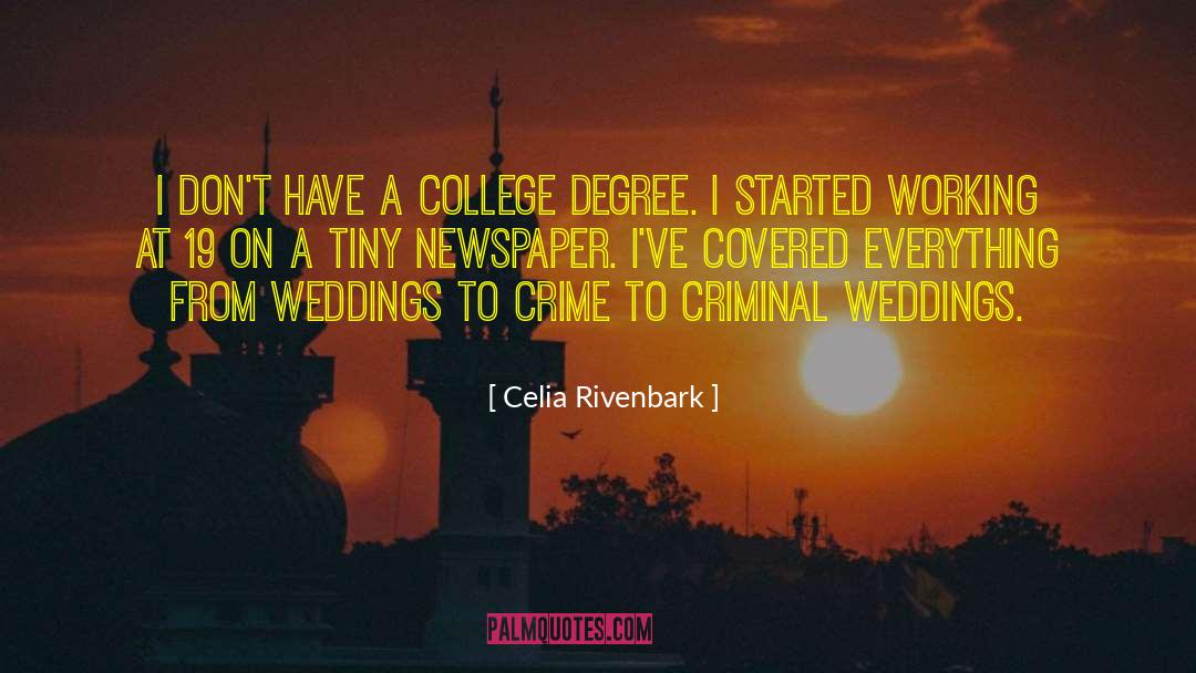 College Degree quotes by Celia Rivenbark