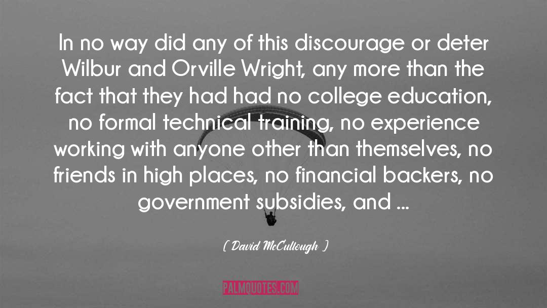 College Education quotes by David McCullough