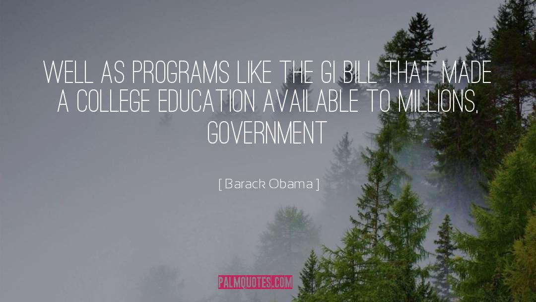 College Education quotes by Barack Obama