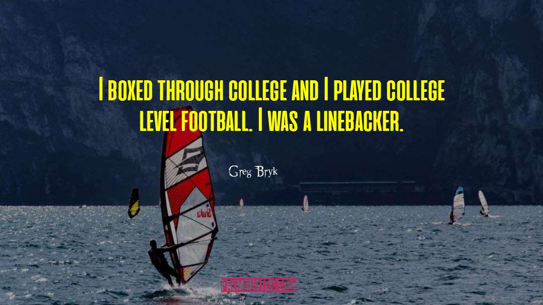 College Football Schedule quotes by Greg Bryk
