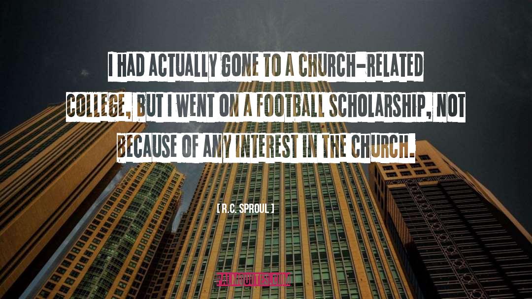 College Football Schedule quotes by R.C. Sproul