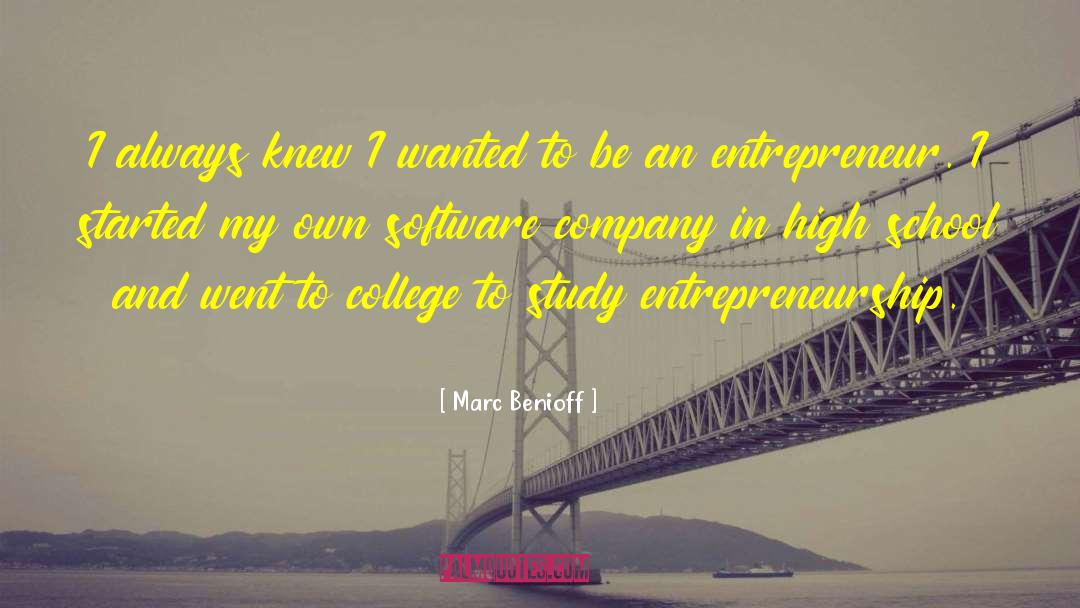 College Freshman quotes by Marc Benioff