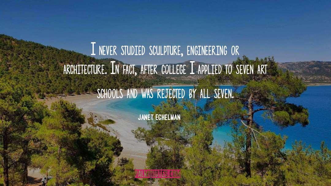 College Freshman quotes by Janet Echelman