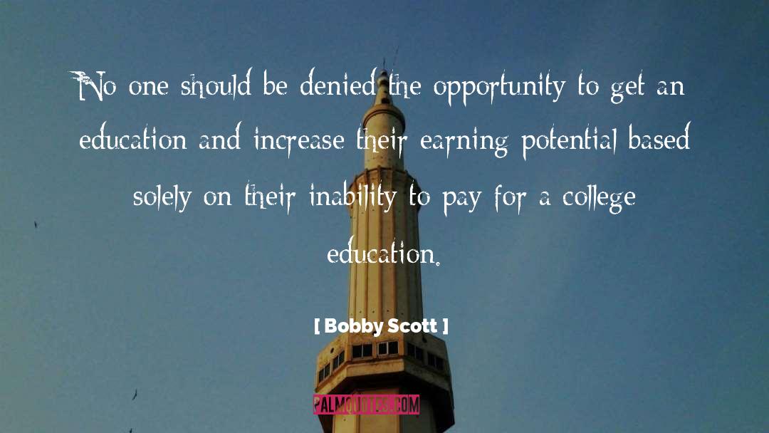 College Freshmen quotes by Bobby Scott