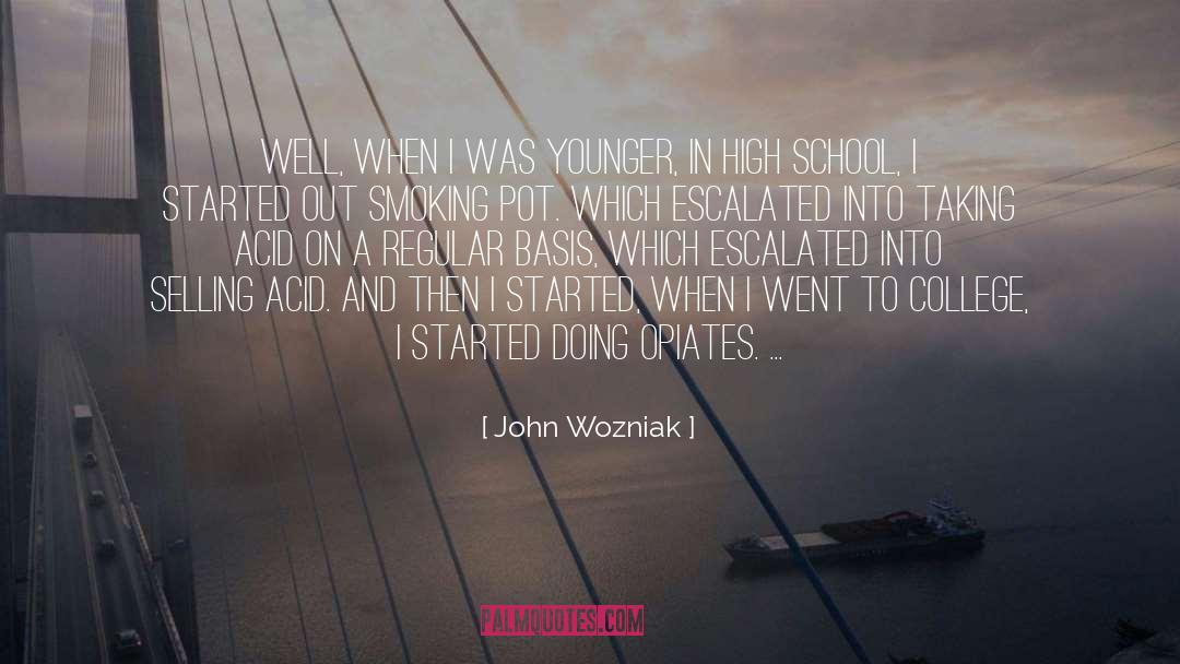 College Freshmen quotes by John Wozniak