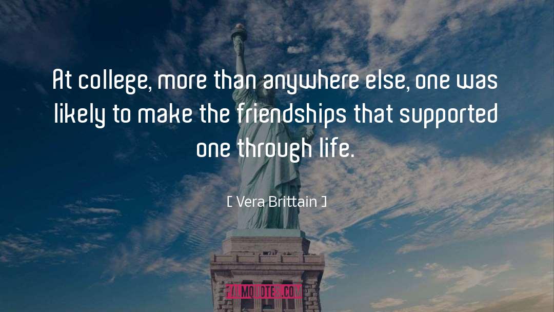 College Freshmen quotes by Vera Brittain