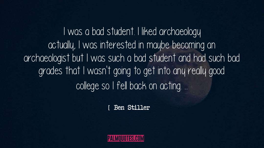 College Initiative quotes by Ben Stiller