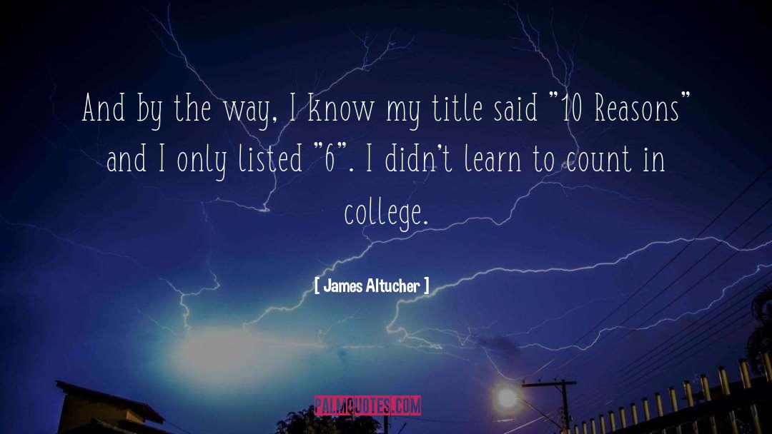 College Music quotes by James Altucher