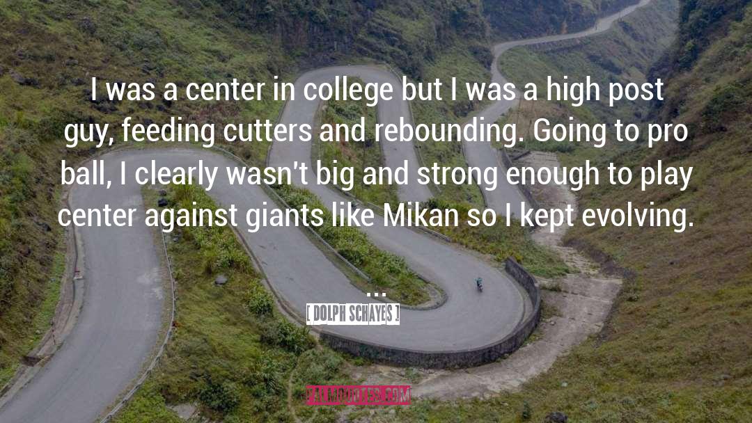 College quotes by Dolph Schayes