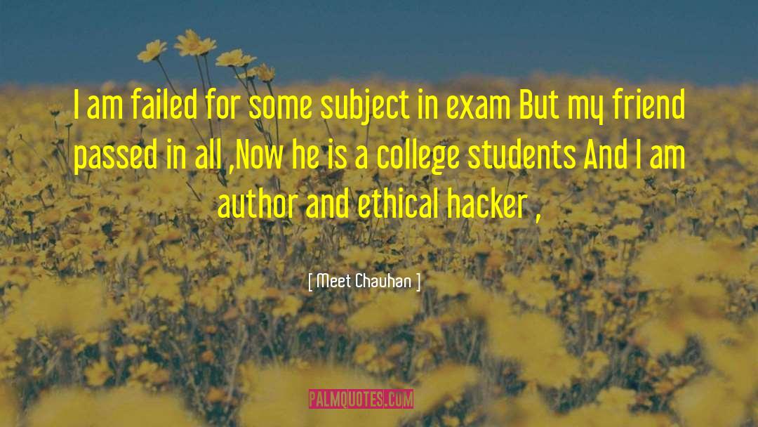 College Students quotes by Meet Chauhan