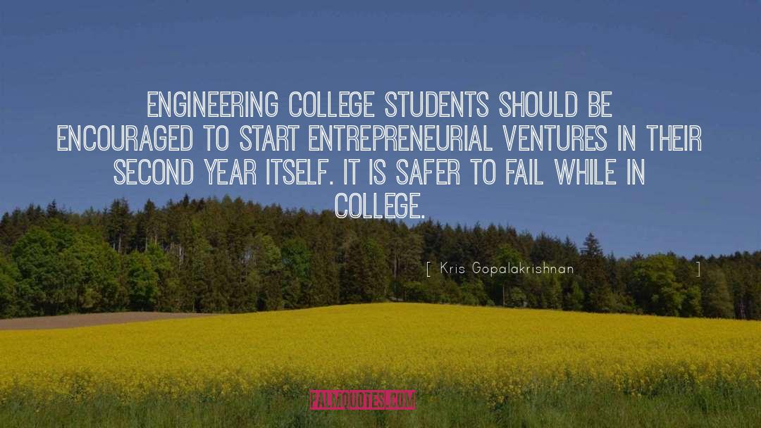 College Students quotes by Kris Gopalakrishnan