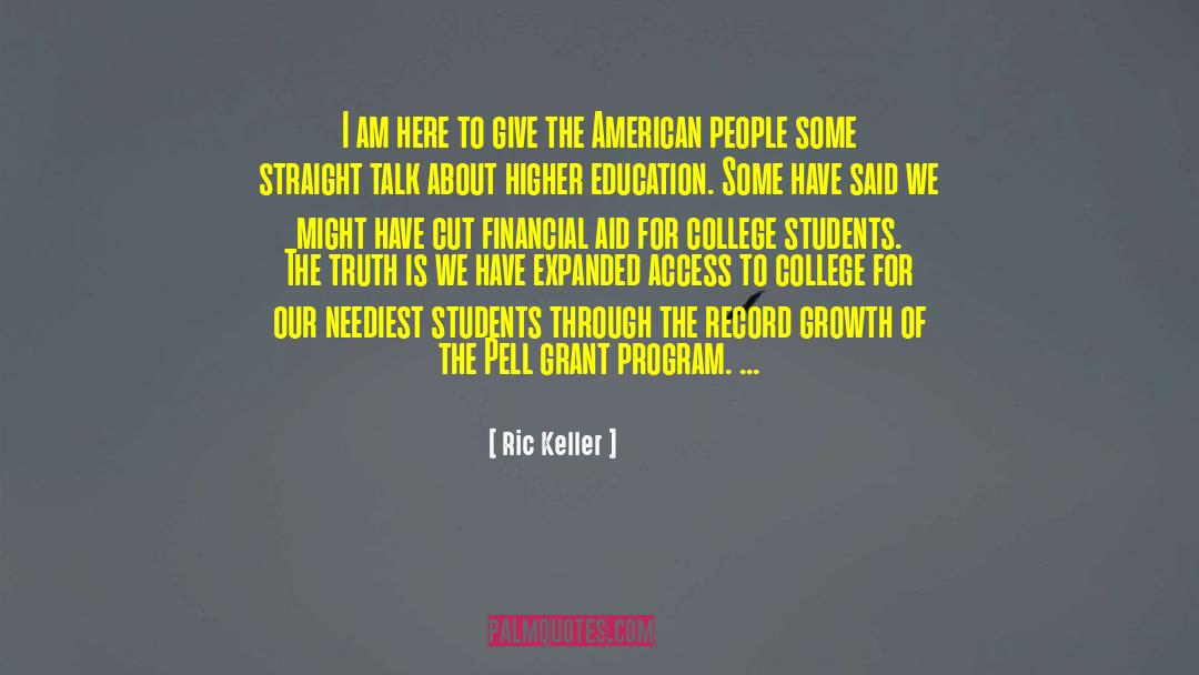 College Students quotes by Ric Keller