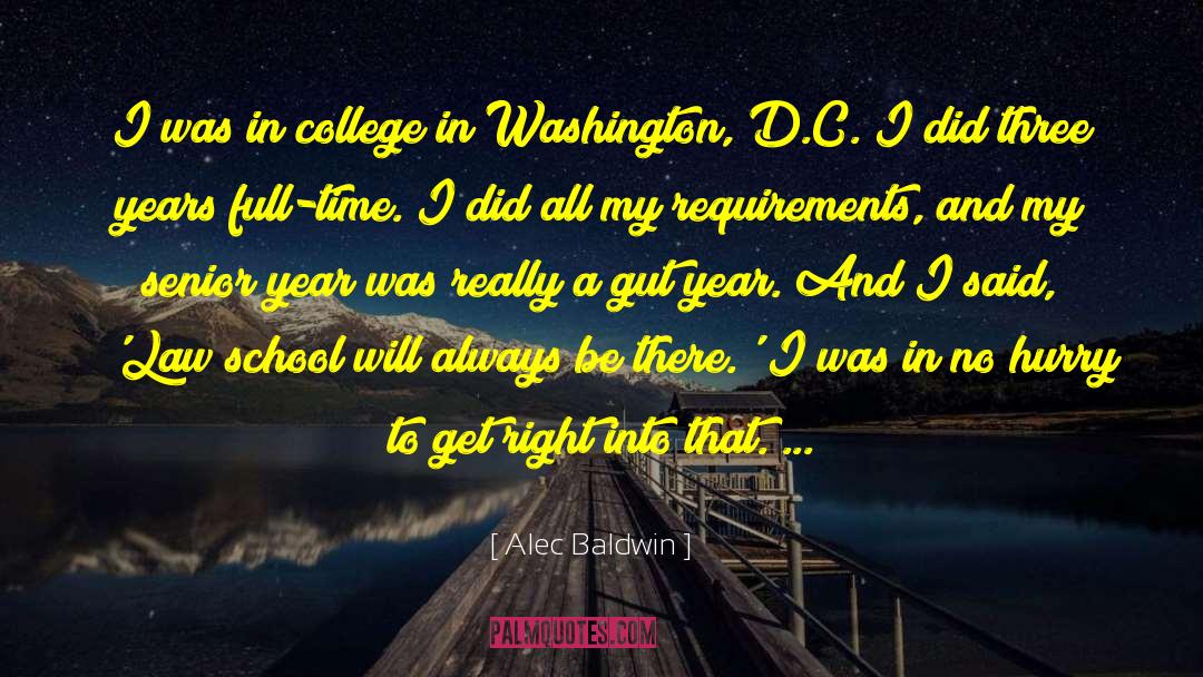 College Yearbook Senior quotes by Alec Baldwin