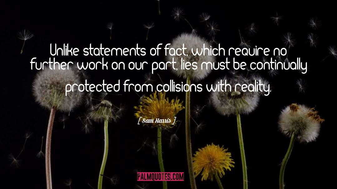 Collision quotes by Sam Harris