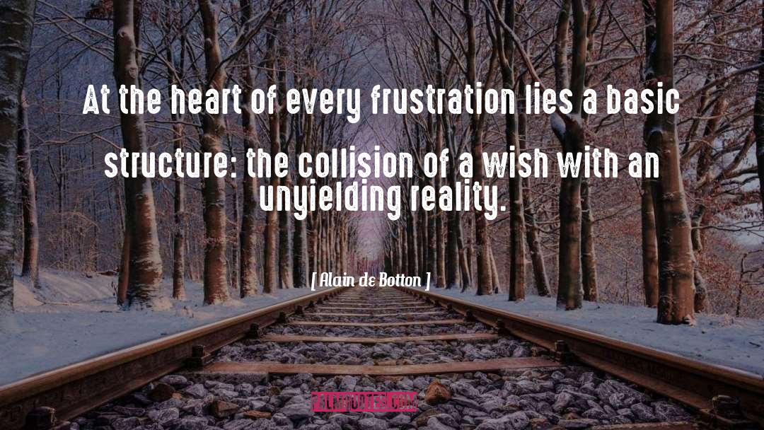 Collision quotes by Alain De Botton