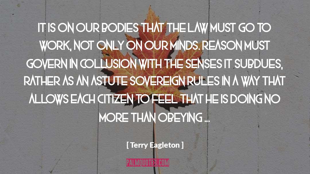 Collusion quotes by Terry Eagleton