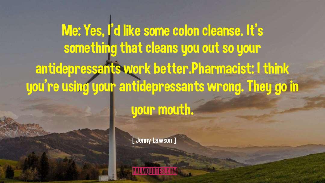 Colon quotes by Jenny Lawson