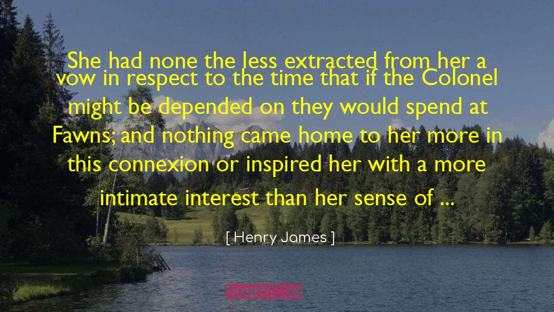 Colonel Fitzwilliam quotes by Henry James