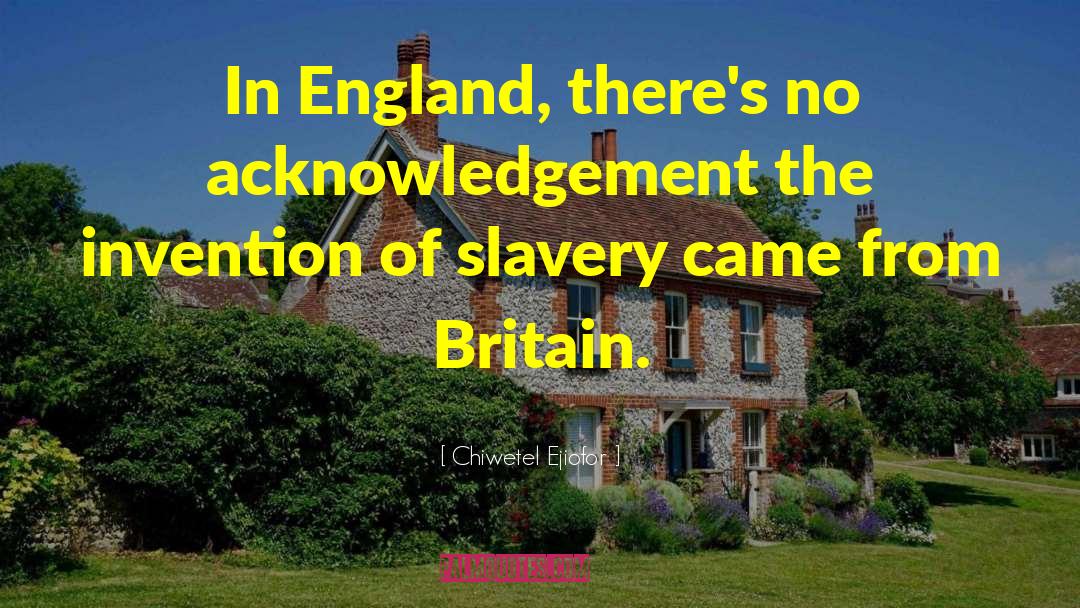 Colonialist Britain quotes by Chiwetel Ejiofor