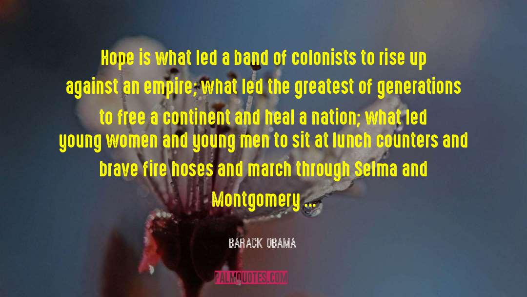 Colonists quotes by Barack Obama