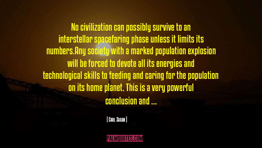 Colonization quotes by Carl Sagan