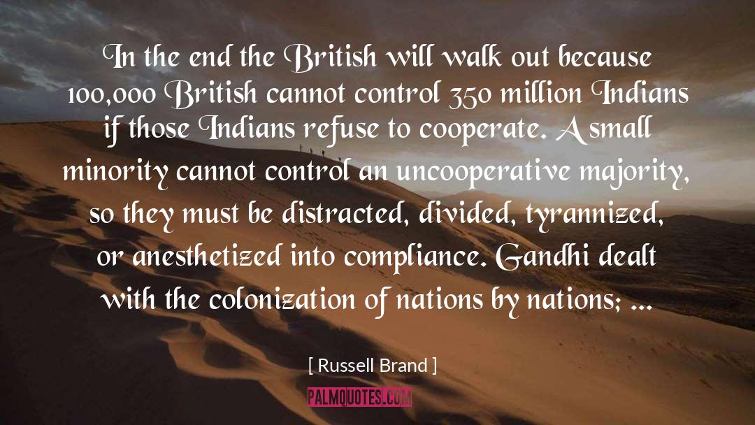 Colonization quotes by Russell Brand