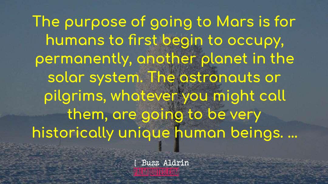Colonizing Mars quotes by Buzz Aldrin