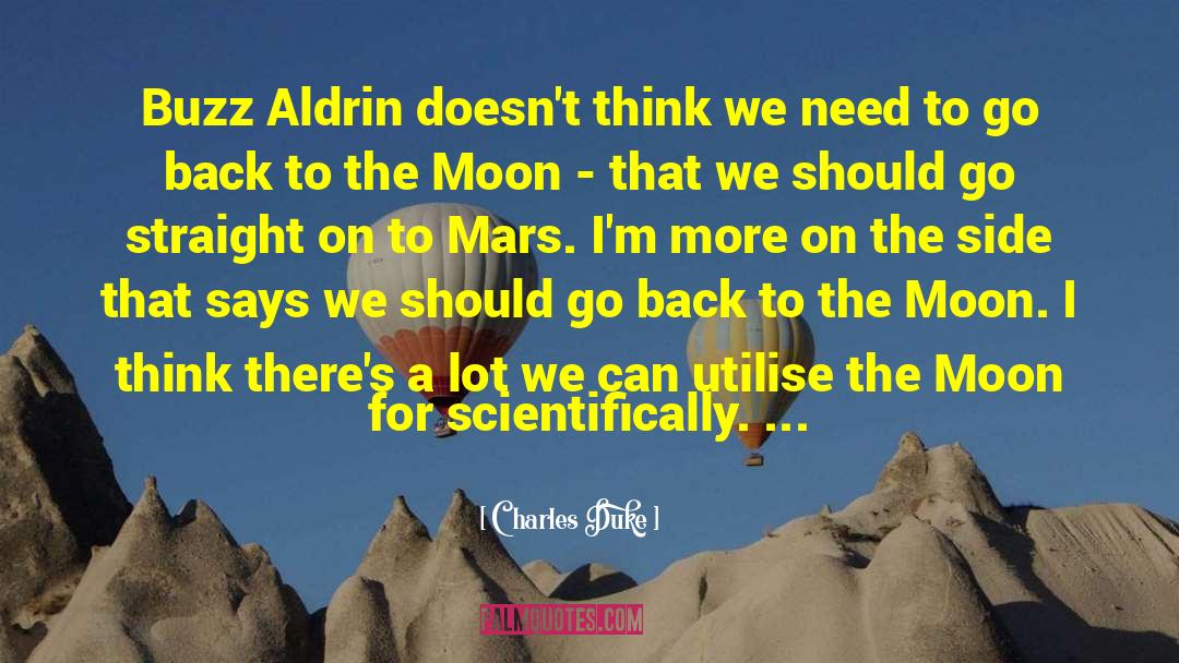 Colonizing Mars quotes by Charles Duke