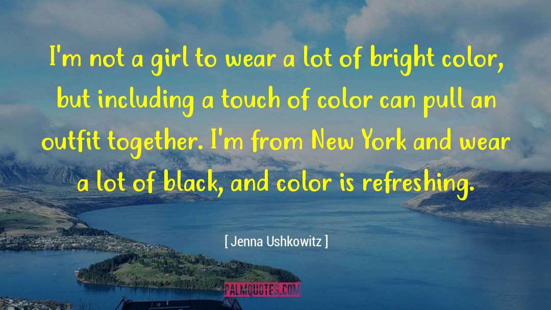 Color Black quotes by Jenna Ushkowitz