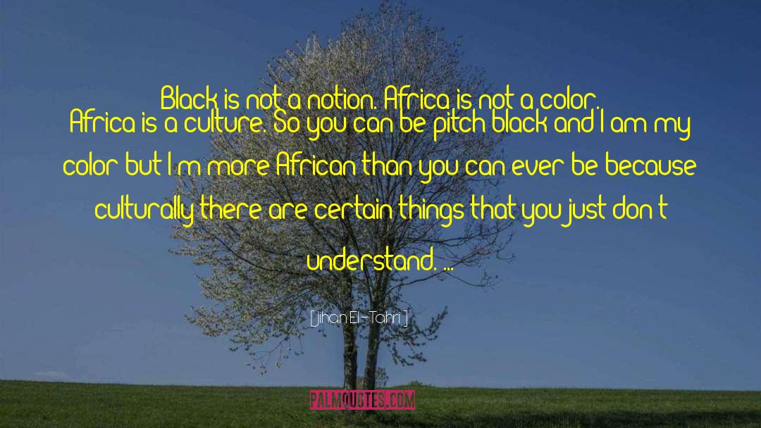 Color Black quotes by Jihan El-Tahri