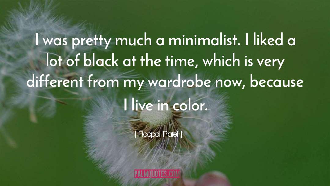 Color Black quotes by Roopal Patel