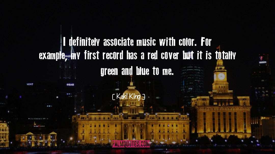 Color Blue quotes by Kaki King