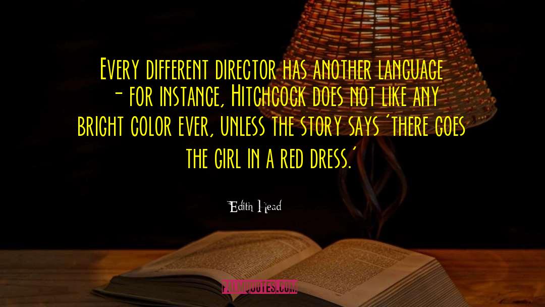 Color Language quotes by Edith Head