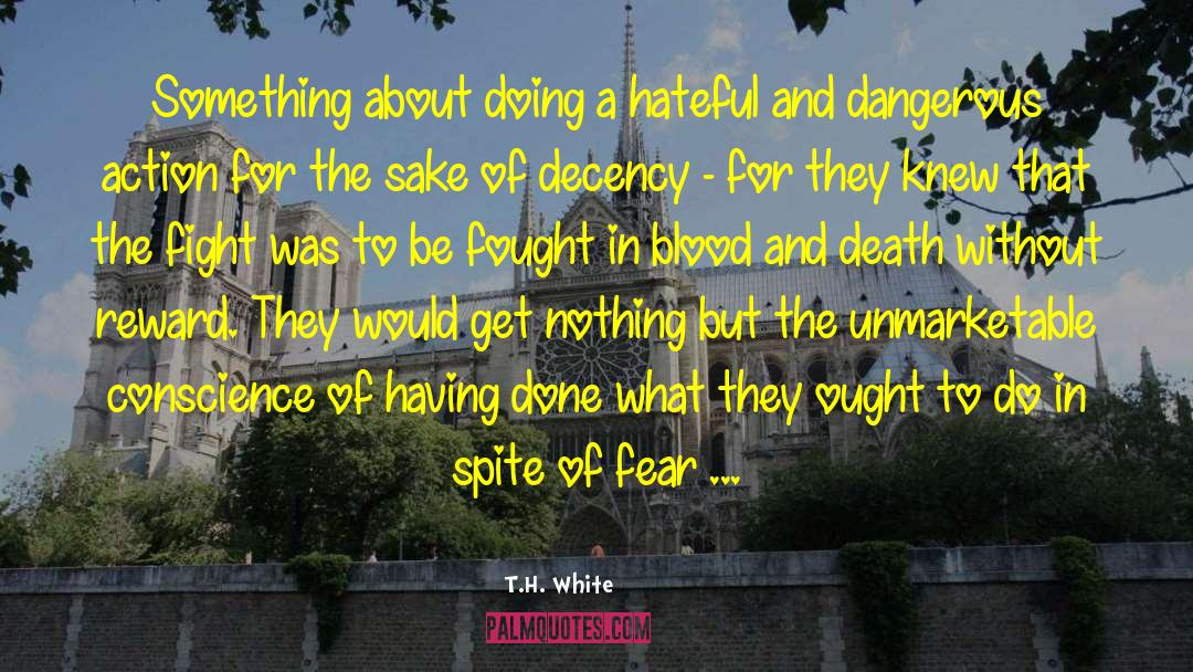 Color Of Death quotes by T.H. White
