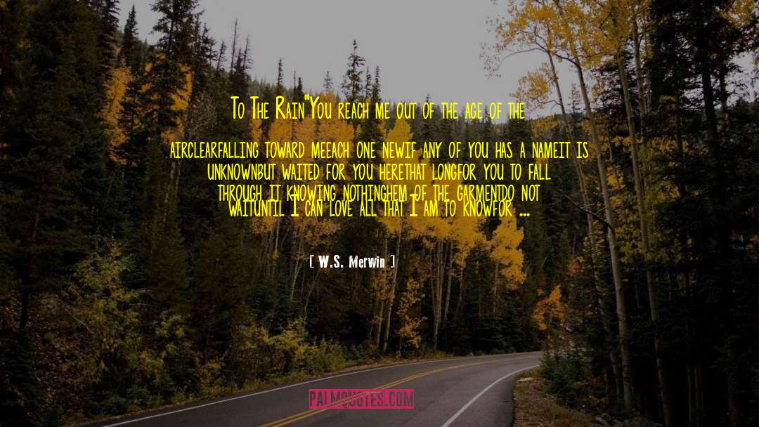 Color Photography quotes by W.S. Merwin