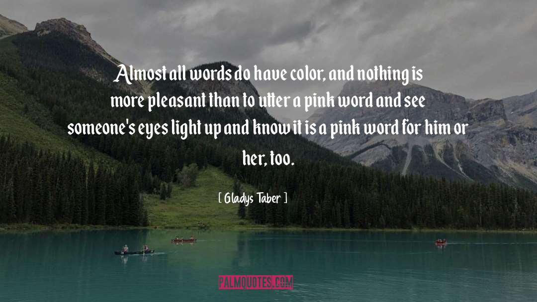 Color Purple quotes by Gladys Taber