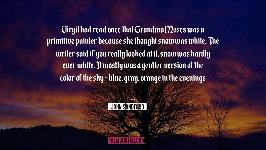 Color quotes by John Sandford