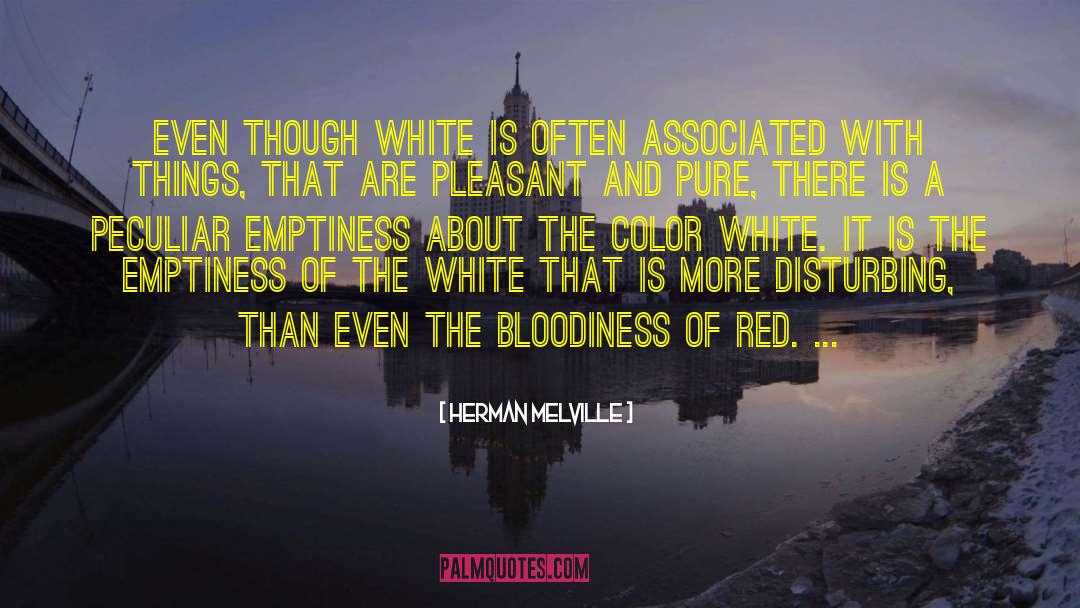 Color White quotes by Herman Melville
